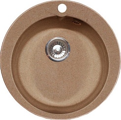 Granfest Мойка кухонная Rondo GF-R480 Терракот – фотография-1